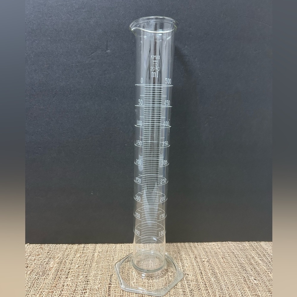 ‎ Kimax Etched Glass Beaker 500ml. Vintage